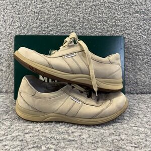 Mephisto Women's Leather Walking Shoes Comfort Laser Trainer Sneakers Size US 8